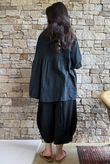 Suri Cushion Cotton Artist Smock Black 